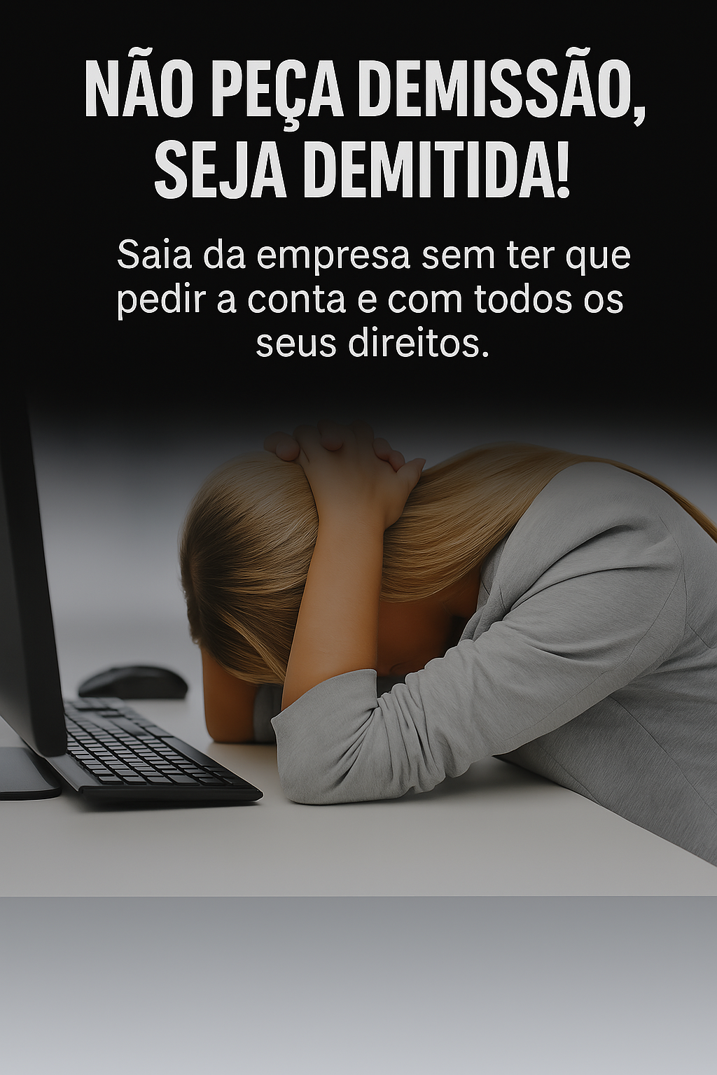 Banner: Não peça demissão, seja demitida!